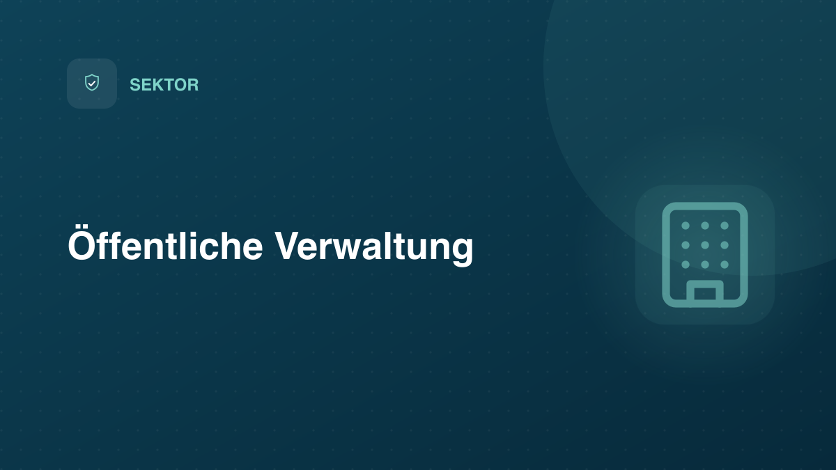 NIS-2 in der öffentlichen Verwaltung